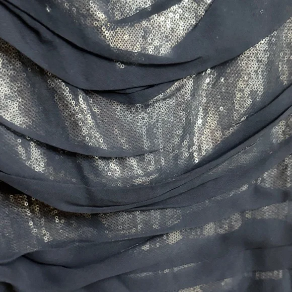 Navy Blue Sequin Dress - Picture 7 of 8